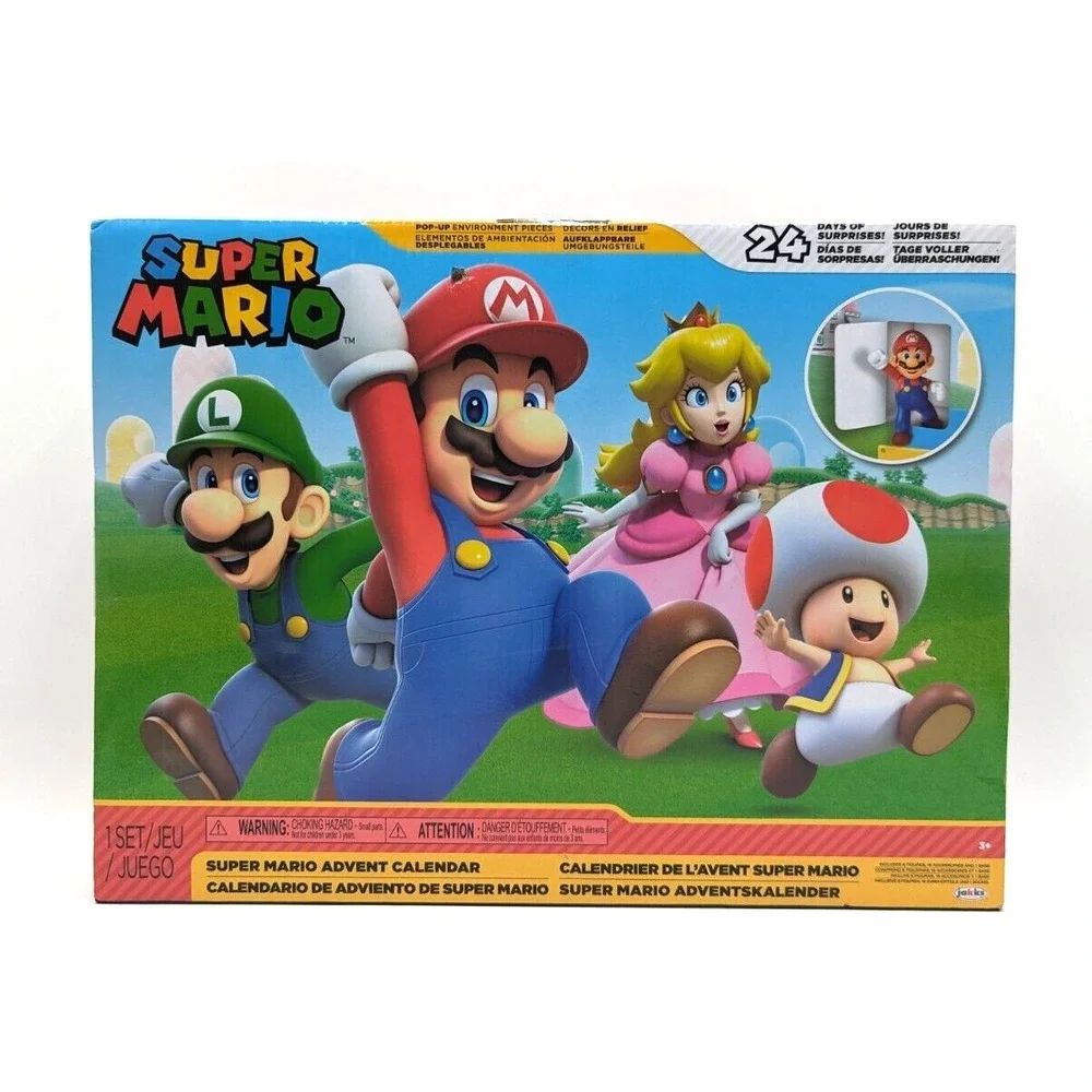 2023 Nintendo Super Mario Pop-Up Environment 24 Pieces Advent Calendar Christmas